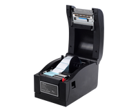 Imprimante d'étiquettes adhésives numériques industrielles CSN-350B 82 mm, imprimante d'étiquettes d'expédition, machine à étiquettes avec port RS232+USB+LAN