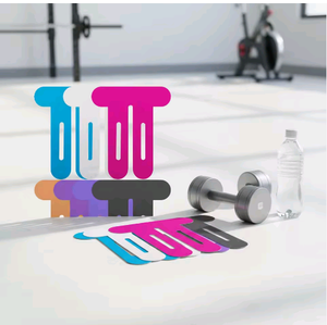 Bande de soutien athlétique en coton personnalisée, résistante à l'eau, respirante, pré-découpée, pour le soutien du genou et la récupération musculaire - Product Image 3