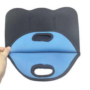 Hot Sell Sky Blue Purple Green Yellow Neoprene Insulated Six 6 Pack Beer <b>Bottle</b> Cooler Tote <b>Carrier</b> Holder with Custom Printing - Product Image 6