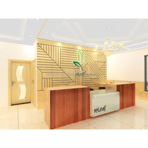 Estante de exhibición de Farmacia de gama alta/estante de madera diseño interior del quiosco de la tienda con el mostrador portátil médico, stand al por menor para la venta - Product Image 6