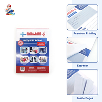 Bloc de papier décoratif vintage personnalisé pour scrapbooking avec logo et dimensions sur mesure pour le bureau et les cadeaux promotionnels