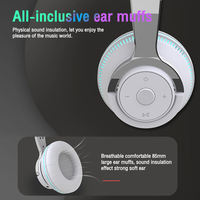 Meilleure vente pliable Hifi stéréo basse casque sans fil sport TWS écouteurs de jeu assistant vocal casque supra-auriculaire sans fil