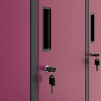 Casier de rangement commercial moderne en métal, armoire en acier durable pour effets personnels, idéal pour hôtels, écoles et bureaux