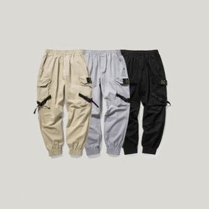 Nuovo stile <span class=keywords><strong>nero</strong></span> 100% cotone uomo Hip Hop pantaloni Cargo <span class=keywords><strong>con</strong></span> grande tasca personalizzata - Product Image 1