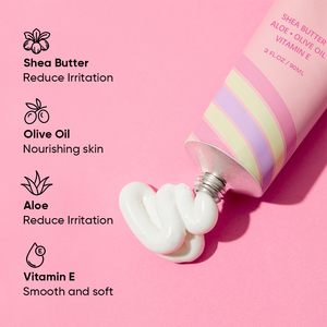 Oem Odm beurre de karité ultra hydratant réduit les irritations, une peau lisse qui combat les entailles, crème à <span class=keywords><strong>raser</strong></span> pour enlever les poils et le duvet de la pêche - Product Image 3