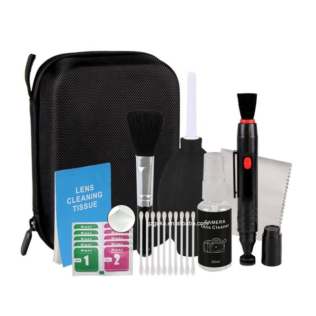 Goka C09 All in One Lens Spray Cleaner Alcohol Wet Cleaning Kit with Travel Storage Bag