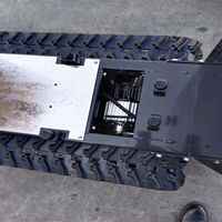 Chariot de chantier électrique Sun Kwan 500 kg, mini-benne électrique à chenilles pour jardin, prix d'usine
