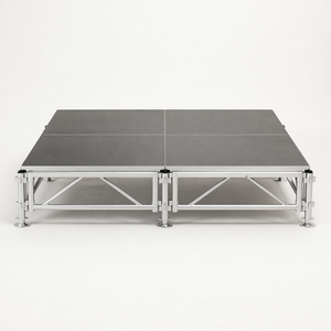 Plateforme de Scène Mobile Extérieure Noire en Aluminium pour Concerts, Antidérapante, à Assembler, pour Événements – Vente en Gros - Product Image 2