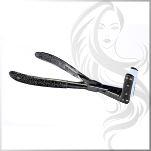 Hot sale stainless steel hair extension <b>tape</b> in press plier with silicon pads hair extension tools - Product Image 6