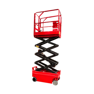 Plataforma Elevadora de Tijera Autopropulsada Pequeña, Elevador Eléctrico para Trabajos Aéreos con Altura de Plataforma de 4.6 m y Capacidad de 200 kg para Construcción - Product Image 6