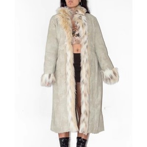 Giacca Invernale Vintage Y2K Boho Hippie, Cappotto Afgano <span class=keywords><strong>Foderato</strong></span> in Pelliccia, Cappotto Lungo in Shearling con Rifiniture in Pelliccia, Cappotto Lungo da <span class=keywords><strong>Donna</strong></span> Stile Penny Lane - Product Image 6