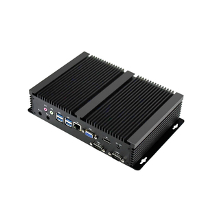 Mini PC Industrial Sin Ventilador Intel de 11.ª Generación <span class=keywords><strong>Core</strong></span> <span class=keywords><strong>I5</strong></span>-1135G7/i7-1165G7 2*DDR4 1MSATS 1M.2 2MINI PCIE Negro - Product Image 1