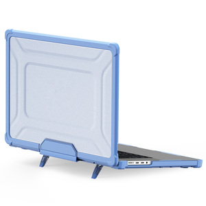 Funda plegable translúcida con soporte para Macbook Air 13 Air13.6 Air15.3 Pro13 Pro14 Pro16 <span class=keywords><strong>PC</strong></span> TPU Laptop Case - Product Image 3