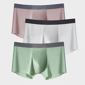 Intimo modale puro da uomo in grafene assorbente morbido elastico in vita mutandine maschili Boxer