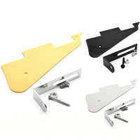 Kit de support de pickguard en métal en forme de L pour guitare électrique LP Les Paul avec vis et écrous complets – Pièce de rechange pour guitare