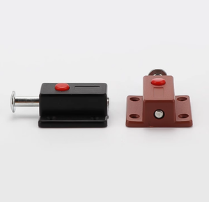 Loquet de porte d'armoire à ouverture par pression avec ressort, loquet tactile en plastique <span class=keywords><strong>pour</strong></span> armoires sans poignée - Product Image 4