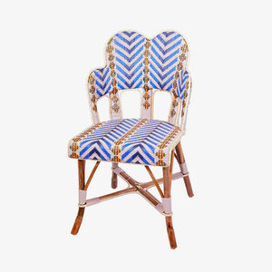 Fauteuil en rotin naturel de style <span class=keywords><strong>parisien</strong></span> personnalisable avec tissage en rotin synthétique PE pour semi-extérieur - Product Image 3