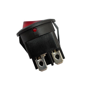 Nhà Máy Giá Red chỉ số ánh sáng LED Rocker chuyển 4 pin Vòng Nút chuyển đổi quyền lực cho thiết bị điện - Product Image 3