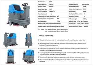 Balayeuse électrique de sol EVERLIFT XD85, modèle à conduite assise, machine à balayer les rues, laveuse de routes, équipement de nettoyage industriel - Product Image 6