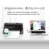 Kabel Printer USB Kabel Data Printer USB 2.0 Hitam Kabel Printer USB Persegi 1,5 Meter