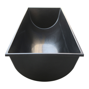 Mangiatoia e <span class=keywords><strong>Abbeveratoio</strong></span> <span class=keywords><strong>in</strong></span> <span class=keywords><strong>Plastica</strong></span> Nera per Capre e Pecore 100*30*18CM - Product Image 6