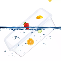 16 boîtes de conservation alimentaire rectangulaires en PP avec couvercles - Étanches, compatibles lave-vaisselle et micro-ondes, sans BPA, moulées par injection
