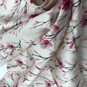 ファットクォーターキルティングパッチワークティッシュクロスを縫うためのカスタムピンク100% コットン生地 - Product Image 4