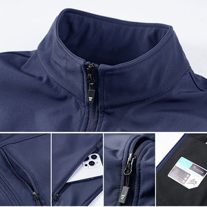 Chaleco de lana con logotipo personalizado de alta calidad, chaleco de invierno de talla grande para <span class=keywords><strong>hombre</strong></span> de negocios, chaqueta sin mangas, chaleco informal de trabajo al aire libre - Product Image 4