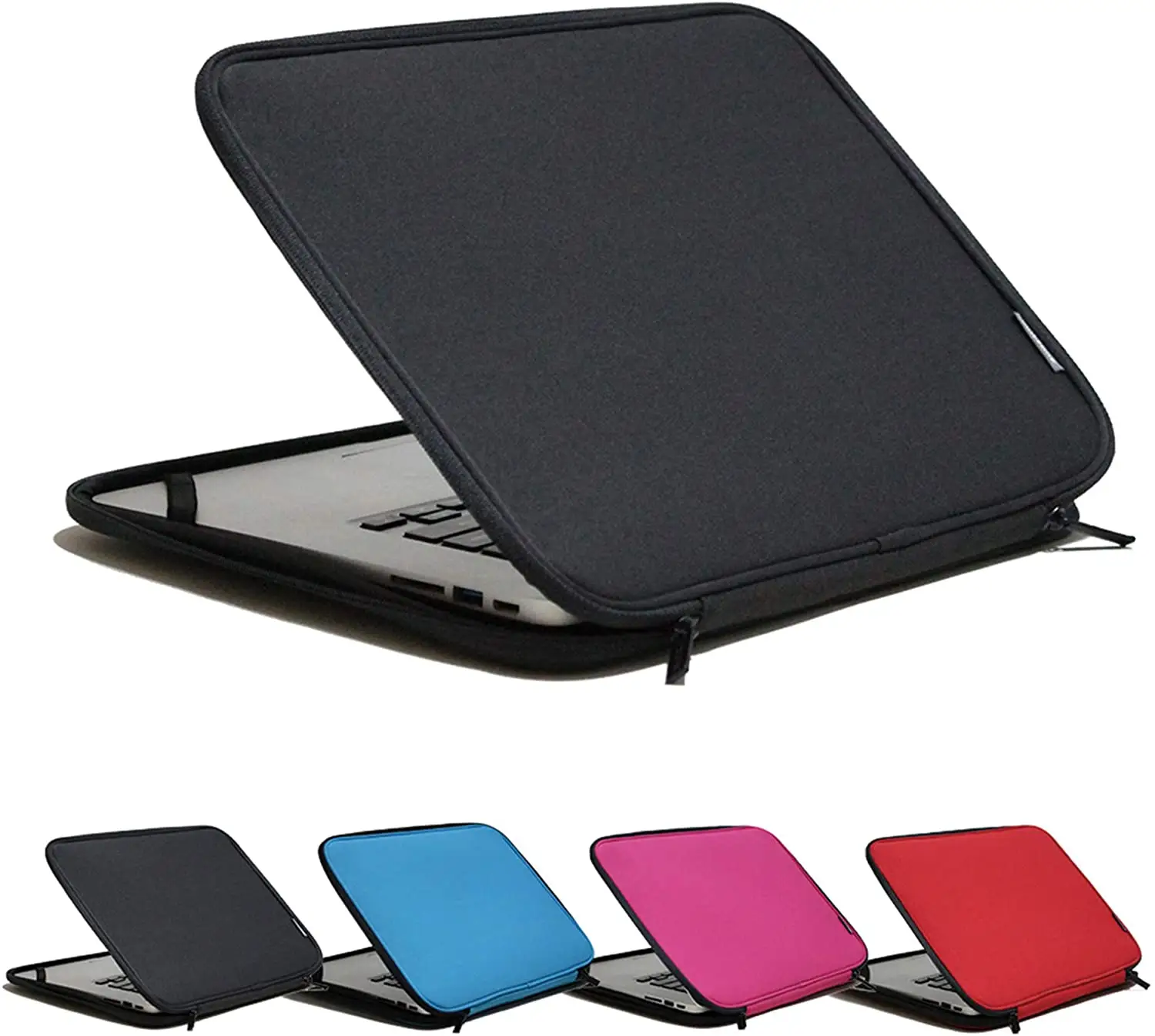 12-15.6 Inch Foldable Laptop Sleeve Case Bag Pouch Cover Notebook Carrying Flip Case