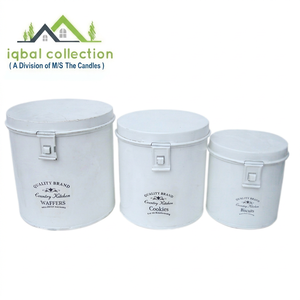 Recipiente Redondo Clásico de Hierro Ecológico para Almacenamiento de Alimentos con Preservación de Frescura - Product Image 1