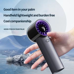Powerful Quiet Portable Mini Fan <b>USB</b> Rechargeable Battery Bladeless Design Plastic 100 Speeds Outdoor Use Wholesale Option - Product Image 6