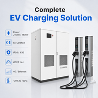Nouvelle station de recharge pour véhicules électriques TIDE ENERGY 480 kW, système de recharge en groupe, terminal de recharge CCS2 DC, entrée CE 400 V