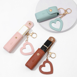 Bán Buôn Đa Màu Son Môi Pouch Với Mini Gương Đa Chức Năng Phụ Nữ Son Môi Túi Keychain Singe Khe Cắm Pouch Son Môi Trường Hợp - Product Image 2