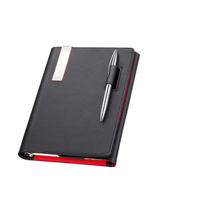 Carpeta de Anillas A5 de PU de Lujo con Logotipo Personalizado, Planificador de Negocios, Libreta de Hojas Sueltas, Bolsillos, Organizador, 96 Hojas - Product Image 3