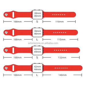 Hot 2021 Band para <span class=keywords><strong>Watch</strong></span> series <span class=keywords><strong>6</strong></span> 5 4 3 2 44mm 42mm 40mm 38mm Correa deportiva de silicona Reemplazo para iWatch Bands Mujeres Hombres - Product Image 6