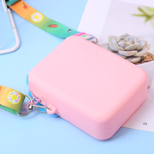 Nova Bolsa Princesa de Silicone para Moedas, Estilo Crossbody, para Adultos e Crianças, com Design de Sorvete e Efeito Antiestresse - Product Image 4