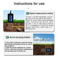 Capteur d'humidité et de température du sol IoT 8 en 1 avec enregistreur de données compatible avec l'application APP Lora Lorawan Wifi 4G GPRS pour l'agriculture