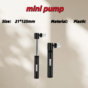 Mini pompe à vélo en plastique 100 PSI (7 bars) haute pression, légère, étanche, portable, pompe à air VTT avec valve Presta - Product Image 2