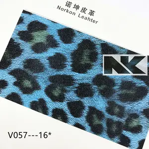 V057鼠标图案贴纸大豹纹聚氯乙烯人造革箱包、手袋、鞋材、皮带