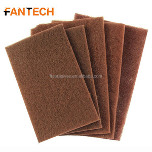 6 ''x 9'' 8698 vừa Grit màu xanh lá cây không dệt tay Miếng Cọ Rửa <span class=keywords><strong>Pad</strong></span> - Product Image 5