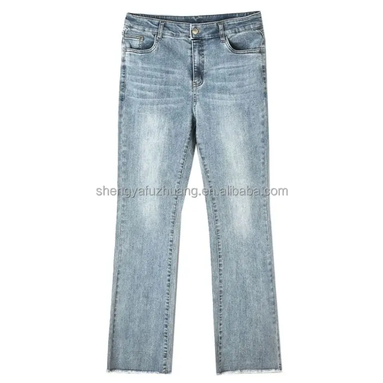 korean women's denim pants fashion ladies stretch jean foreign trade supply of goods elastic women's jeans