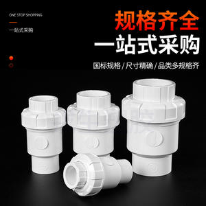 Vanne de contrôle en PVC pour équipages, 1 pouce, à passage direct, pour tuyau d'eau, vanne anti-retour unidirectionnelle pour usage industriel - Product Image 2