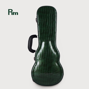 WC75-U3S accepter Logo personnalisé en cuir couverture en bois soprano concert ténor ukulélé boîte quatre cordes petite guitare étui rigide - Product Image 1