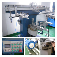 Ronda Semi automática de la máquina de impresión de pantalla para la de cubo de plástico/barril F-C100R