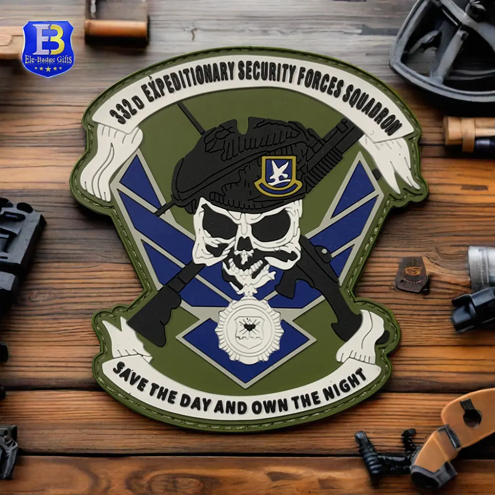 Tactical Style PVC Soft Label Fashion Garment Rubber Patch with Custom Logo for Personalized Style