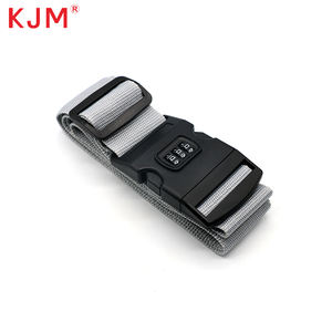 <span class=keywords><strong>Valise</strong></span> d'aéroport à boucle de verrouillage codée <span class=keywords><strong>Tsa</strong></span> réglable avec logo personnalisé bagage de voyage tissé à <span class=keywords><strong>sangle</strong></span> croisée sac spécial pièces accessoires - Product Image 4