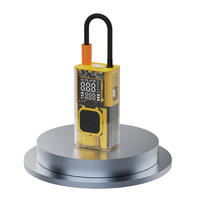 Gonfleur de pneus sans fil portable ABS 150psi Compresseur d'air de voiture Jauge de pression numérique Batterie au lithium Gonfleur de pneus Pompe à ballon