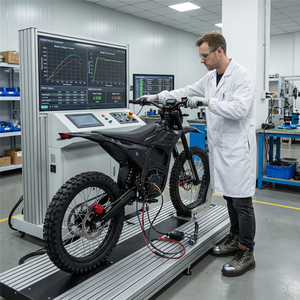 Moto électrique tout-terrain professionnelle pleine grandeur 4500W 72V 40MPH haute vitesse 75 miles d'autonomie <span class=keywords><strong>roue</strong></span> de 19 pouces US - Product Image 4