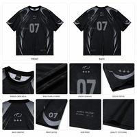 T-shirts OEM imprimés pour fans de football, 60% coton 40% polyester, pour hommes, style running, coupe ample, vierges