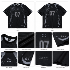 T-shirts OEM imprimés pour fans de football, 60% coton 40% polyester, pour hommes, style running, coupe ample, vierges - Product Image 3